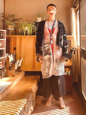 「PAMEO POSE（パメオポーズ）のアイテム（ジャケット/アウター）」を使った、ほたてさん（レディース・166cm）の春コーディネート