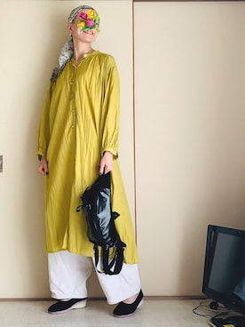 「patagonia」｜「アイテム（ワンピース/ドレス）」を使った、ほたてさん（レディース・166cm）の夏コーディネート