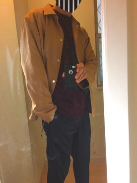 「RAGEBLUE（レイジブルー）のアイテム（メッセンジャーバッグ）」を使った、けんたさん（メンズ・176cm）の秋コーディネート