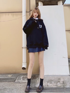 「WELDER MOODY（ウェルダームーディー）のアイテム」を使った、mooddiaryさん（レディース・168cm）の冬コーディネート