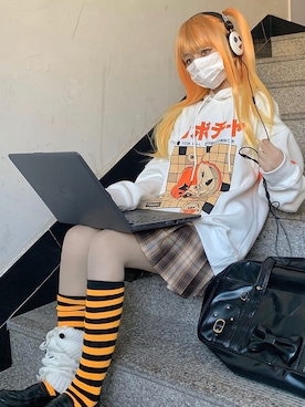 「WELDER MOODY（ウェルダームーディー）のアイテム」を使った、mooddiaryさん（レディース・165cm）の冬コーディネート