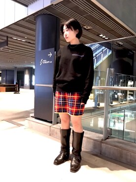 honokaさん（レディース・158cm）の冬コーディネート