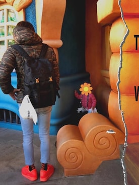 「KaneZ（ケインズ）のアイテム（キャップ）」を使った、ゲーハーさん（メンズ・175cm）の冬コーディネート