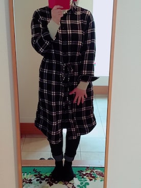 「フユコーデ」｜「アイテム（その他シューズ）」を使った、aki...❁﻿さん（レディース・155cm）の冬コーディネート