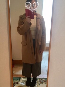 「a.v.v（アーヴェヴェ）のアイテム（その他アウター）」を使った、aki...❁﻿さん（レディース・155cm）の冬コーディネート
