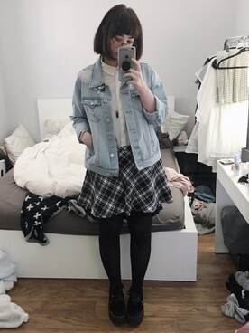 「T.U.K（ティーユーケー）のアイテム」を使った、🥀さん（レディース・170cm）の夏コーディネート