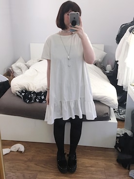 「KILL STAR（キルスター）のアイテム（アクセサリー）」を使った、🥀さん（レディース・170cm）の夏コーディネート