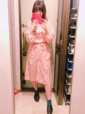 「LAPS（ラプス）のアイテム」を使った、ぱんけきさん（レディース・168cm）の秋コーディネート