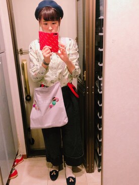 「GORGE（ゴージ）のアイテム（シューズ）」を使った、ぱんけきさん（レディース・168cm）の秋コーディネート
