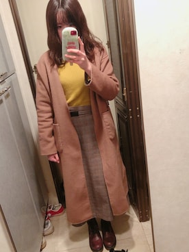 「GORGE（ゴージ）のアイテム（シューズ）」を使った、ぱんけきさん（レディース・168cm）の冬コーディネート