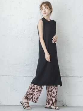 「La-gemme」｜「アイテム（パンツ）」を使った、SUGAR BISKETさん（レディース・163cm）の春コーディネート