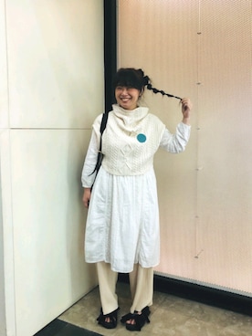 「ケンゾー(KENZO)」｜リンさん（レディース・165cm）の秋コーディネート