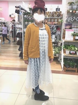 ・×・4姉妹さん（キッズ・132cm）の冬コーディネート