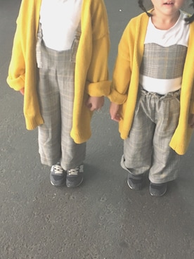 ・×・4姉妹さん(キッズ・132cm)の春コーディネート