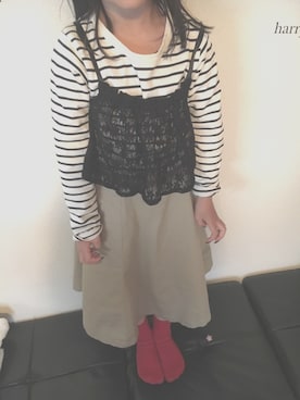 ・×・4姉妹さん(キッズ・132cm)の春コーディネート