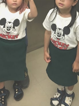 ・×・4姉妹さん（キッズ・132cm）の春コーディネート