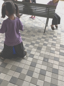 ・×・4姉妹さん（キッズ・120cm）の秋コーディネート