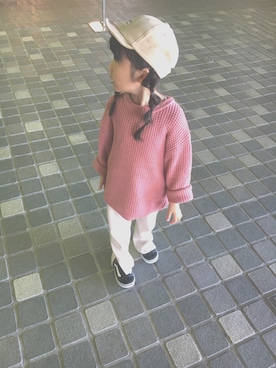 「オシャレパッソ」｜・×・4姉妹さん（キッズ・120cm）の秋コーディネート