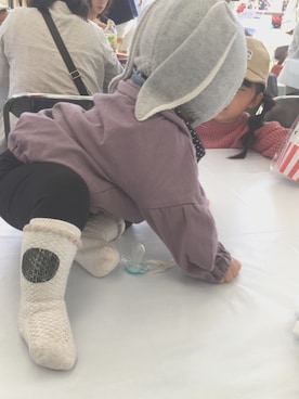 「オシャレパッソ」｜・×・4姉妹さん（キッズ・120cm）の秋コーディネート