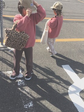 「オシャレパッソ」｜・×・4姉妹さん（キッズ・120cm）の秋コーディネート