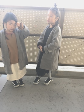 ・×・4姉妹さん(キッズ・110cm)の冬コーディネート