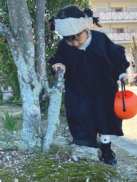 ・×・4姉妹さん（キッズ・80cm）の秋コーディネート