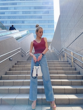 yumikoさん（レディース・170cm）の春コーディネート