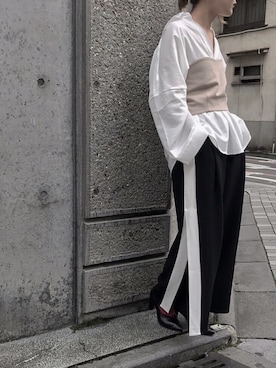 「Another Edition」｜「アイテム（パンプス）」を使った、nonaka misakiさん（レディース・157cm）の春コーディネート