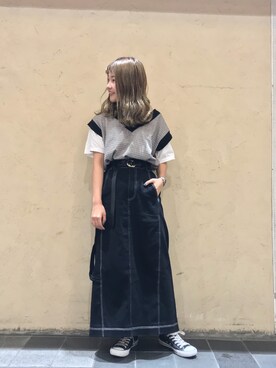 nonaka misakiさん（レディース・157cm）の春コーディネート