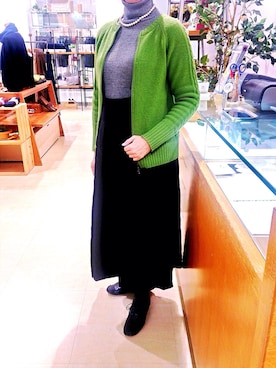 「ina-（イナ）のアイテム」を使った、Le     soleilさん（レディース・161cm）の冬コーディネート