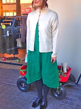 「ina-（イナ）のアイテム」を使った、Le     soleilさん（レディース・158cm）の冬コーディネート