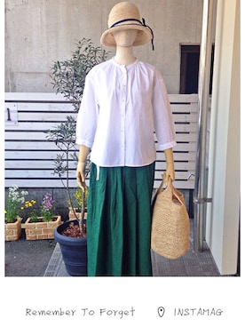 「FANEUIL（ファヌル）のアイテム」を使った、Le     soleilさん（レディース・160cm）の春コーディネート