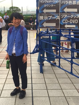 「La porte de demain（ラポルトドゥドゥマン）のアイテム」を使った、かすみさん（レディース・155cm）の秋コーディネート