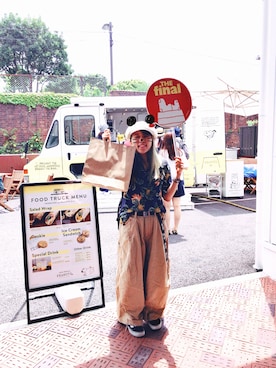 志緒莉＄さん（レディース・154cm）の夏コーディネート