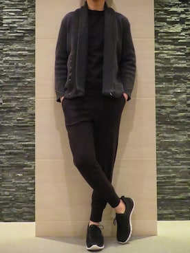 「スウエットパンツ」｜「アイテム（その他）」を使った、ふくたろうさん（メンズ・175cm）の春コーディネート