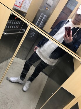 「GAP（ギャップ）のアイテム（MA-1）」を使った、DAIKI@BlayZEさん（メンズ・166cm）の春コーディネート
