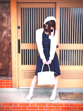 「SPIRALGIRL（スパイラルガール）のアイテム（ライダースジャケット）」を使った、ゆさん（レディース・161cm）の春コーディネート