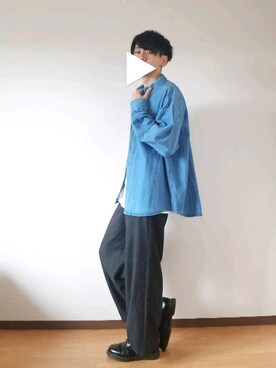 とんすけさん（メンズ・181cm）の秋コーディネート