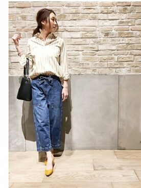 「Current/Elliott（カレントエリオット）のアイテム」を使った、msさん（レディース・164cm）の冬コーディネート