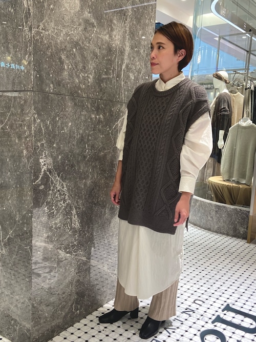 Nano Universe ラゾーナ川崎プラザ Womens Nano Universe ラゾーナ川崎プラザ Nano Universeのベストを使ったコーディネート Wear