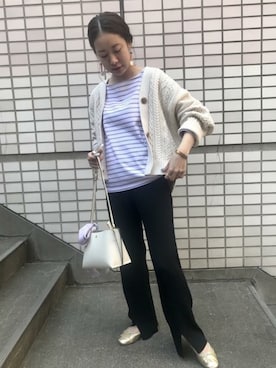 「アイテム（バッグ、ホワイト系）」を使った、ROPE' PICNIC onlineさん（レディース・158cm）の春コーディネート