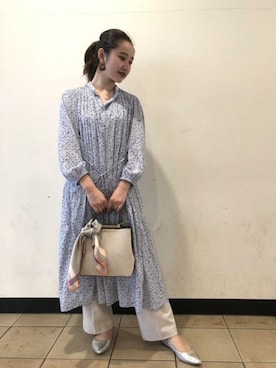 「アイテム（財布/小物、グレー系）」を使った、ROPE' PICNIC onlineさん（レディース・158cm）の春コーディネート