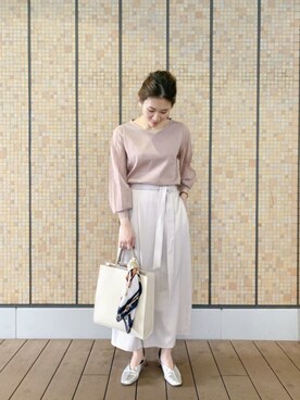 「カシュクール」｜「アイテム（財布/小物）」を使った、ROPE' PICNIC onlineさん（レディース・158cm）の春コーディネート