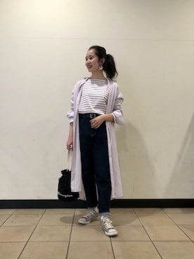 「Champion（チャンピオン）のアイテム（バッグ）」を使った、ROPE' PICNIC onlineさん（レディース・158cm）の春コーディネート