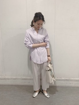 「ラベンダー」｜「アイテム（財布/小物）」を使った、ROPE' PICNIC onlineさん（レディース・158cm）の春コーディネート
