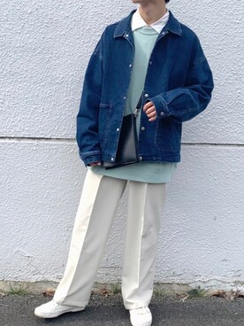 「Chillfar（チルファー）のアイテム」を使った、ぴぴさん（メンズ・165cm）の春コーディネート