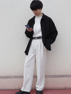 「Chillfar（チルファー）のアイテム」を使った、ぴぴさん（メンズ・165cm）の春コーディネート