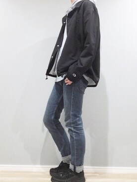 がーしーさん（メンズ・176cm）の春コーディネート