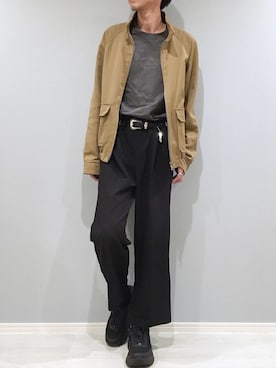 「A.P.C.（アーペーセー）のアイテム（ブルゾン）」を使った、がーしーさん（メンズ・176cm）の秋コーディネート