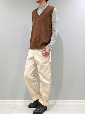 「SALA（サラ）のアイテム」を使った、がーしーさん（メンズ・176cm）の秋コーディネート